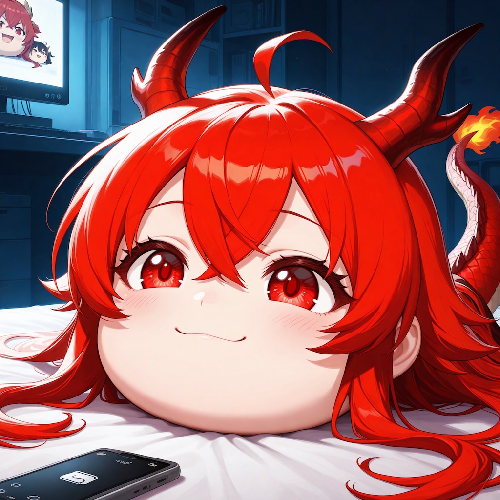 ゆっくり赤毛竜人ちゃん