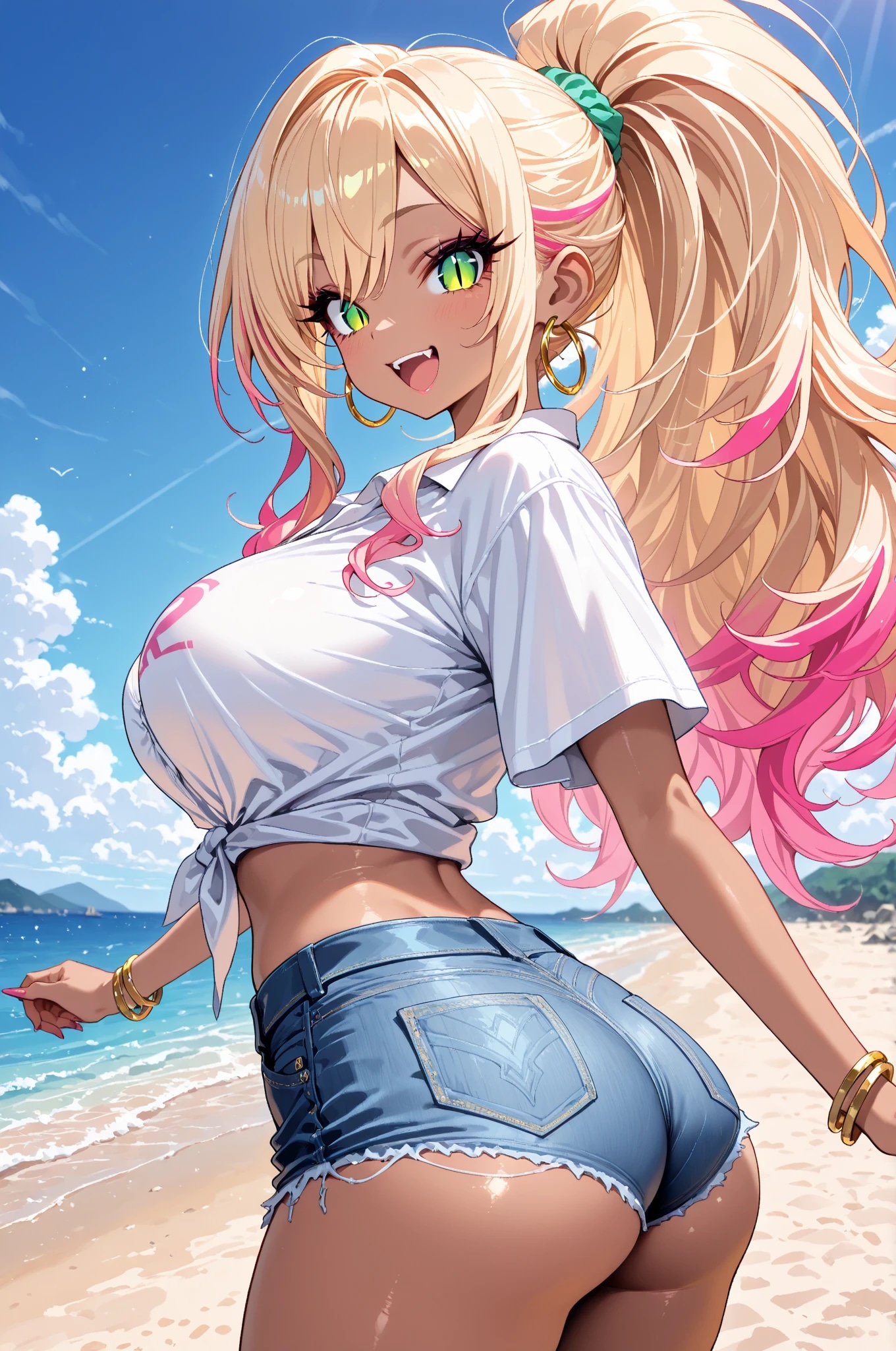 ショートデニム