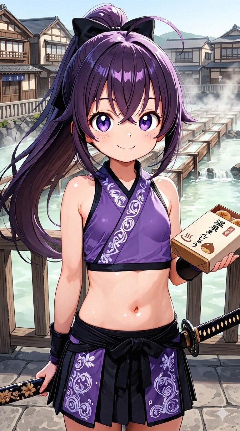 クノイチと温泉まんじゅう