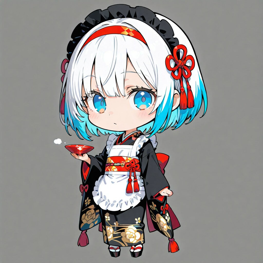 SDそらちゃん　着物メイド編
