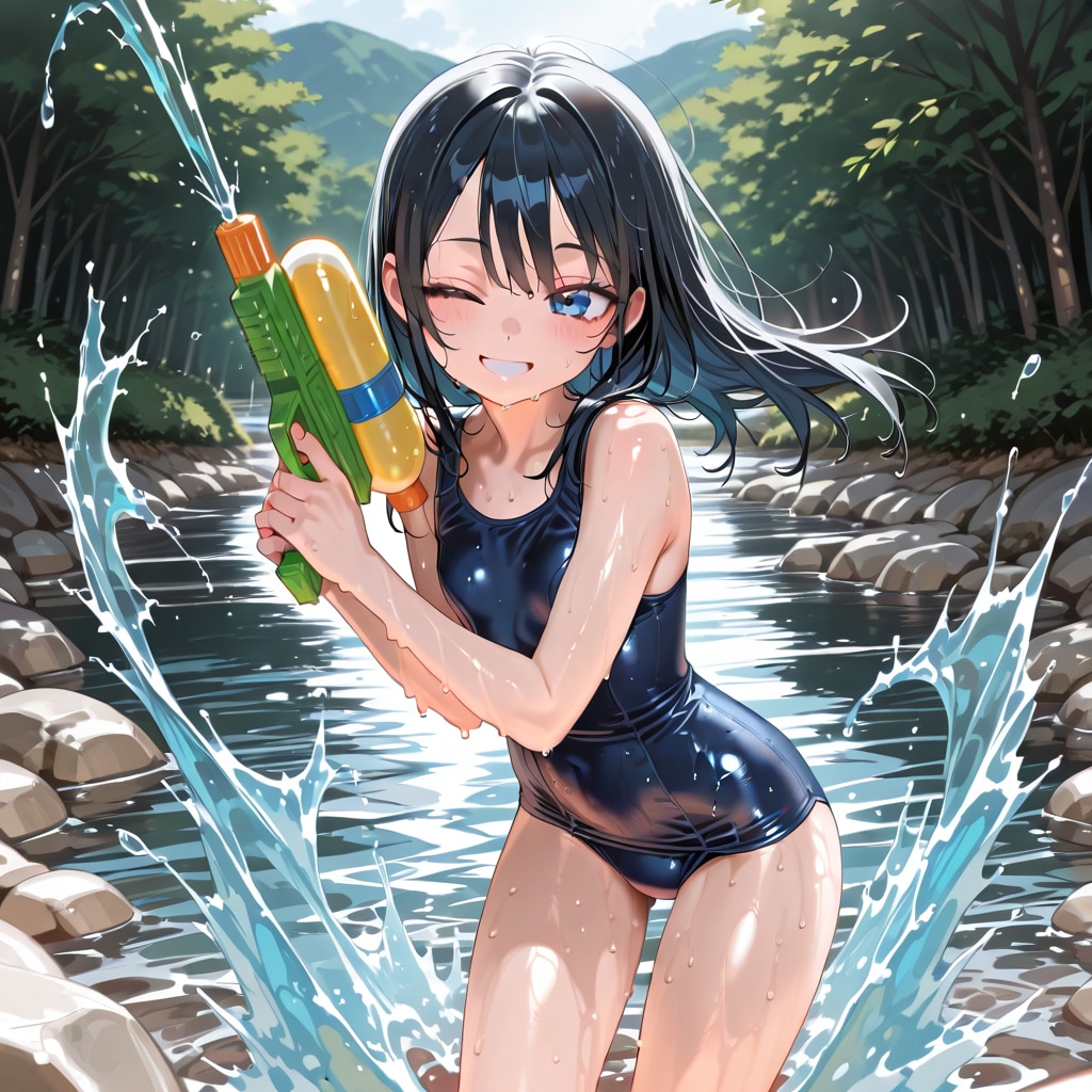 水鉄砲楽しそう