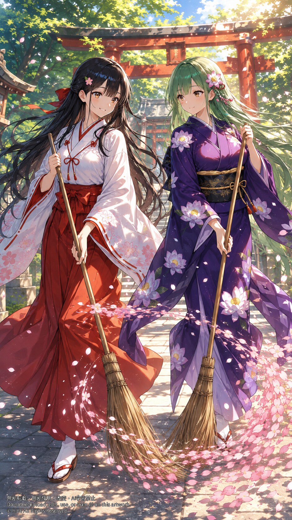 花びら掃きは終わらない | の人気AIイラスト・グラビア