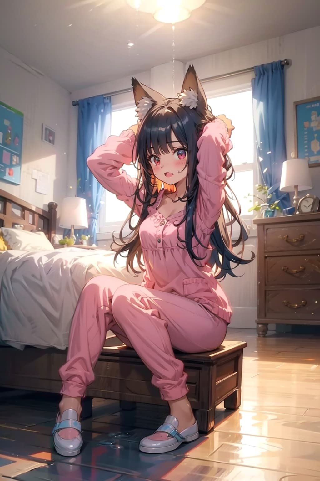 今日の狐耳娘