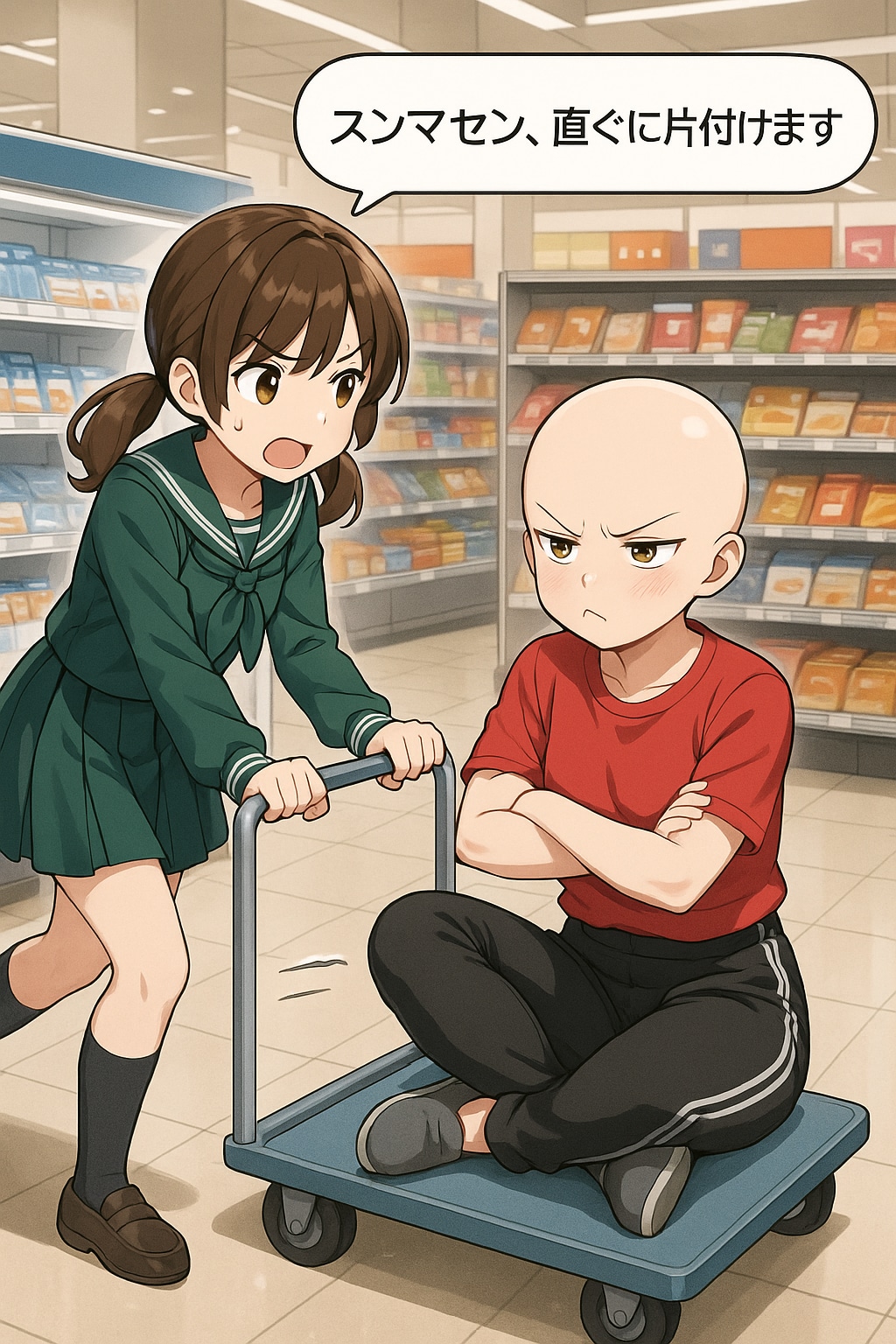 スンマセン、直ぐに片付けます