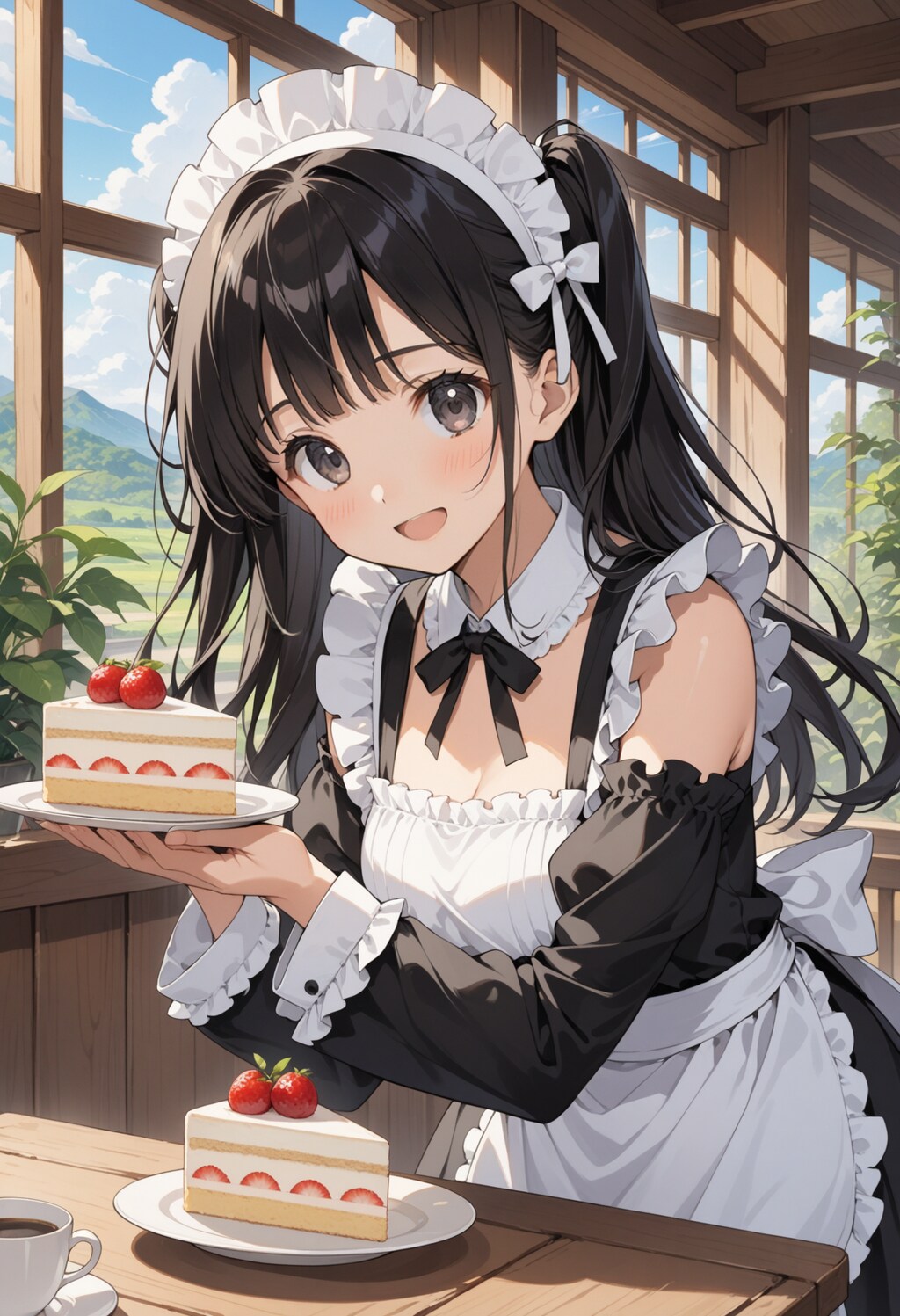 よかったらケーキ一緒に食べませんか？