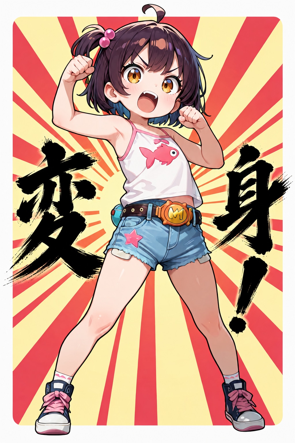 サクサク変身、アジフライダー！