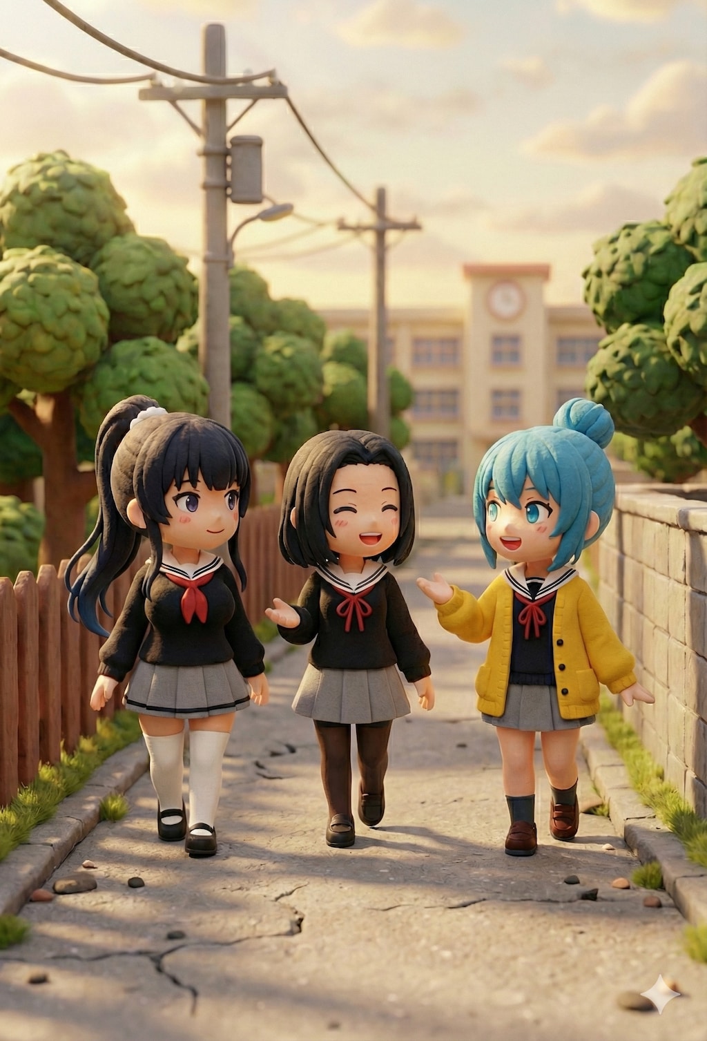 クレイアニメ風うちの子