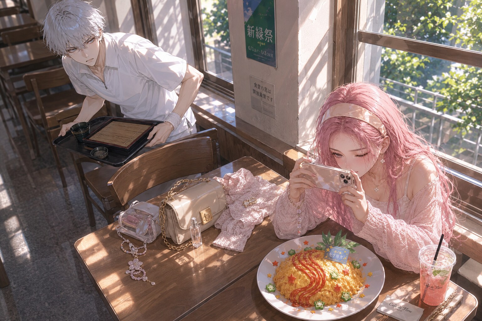 凪先輩は、この騒がしい光から早く逃げ出したい。