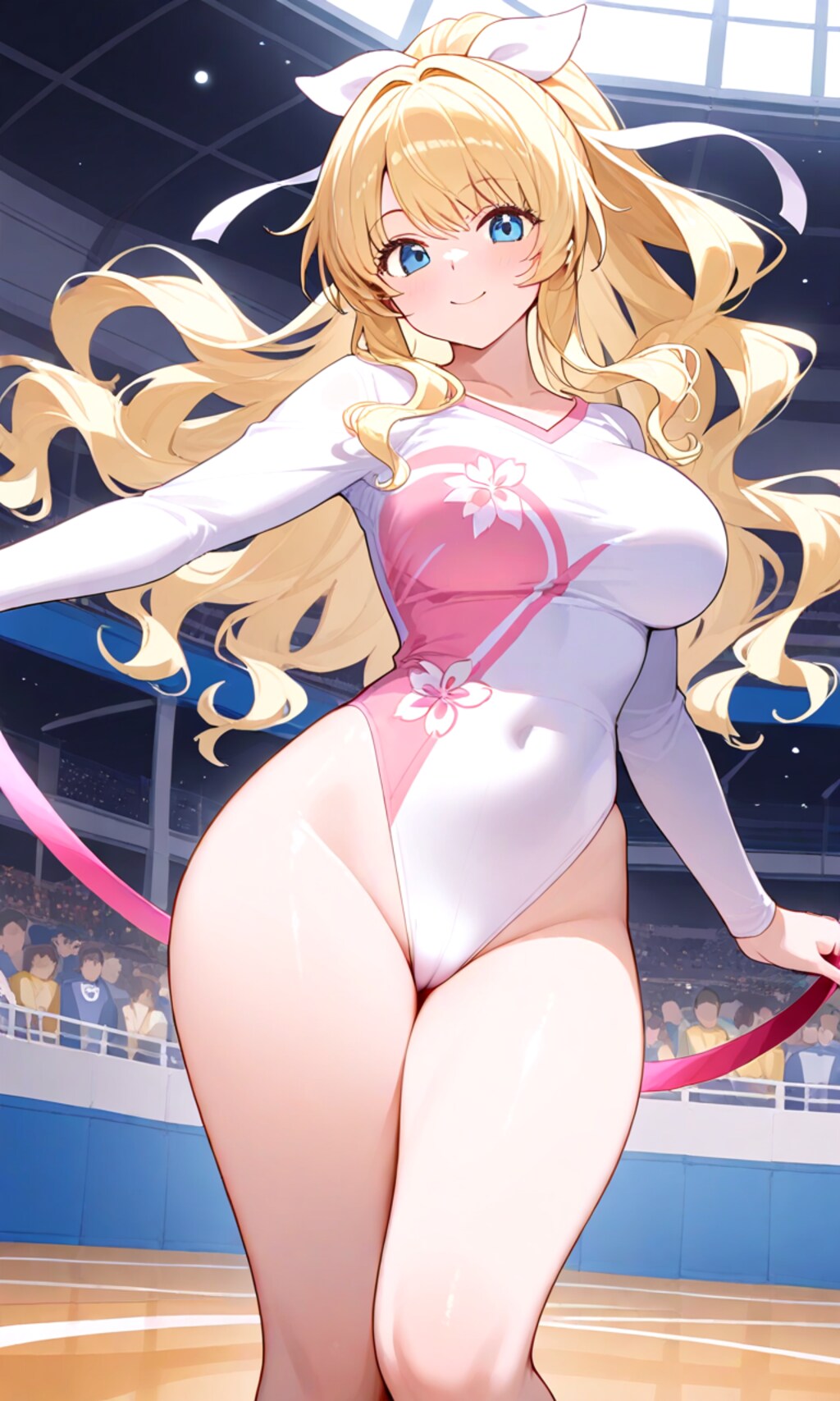 愛華が新体操部に入部するそうです。