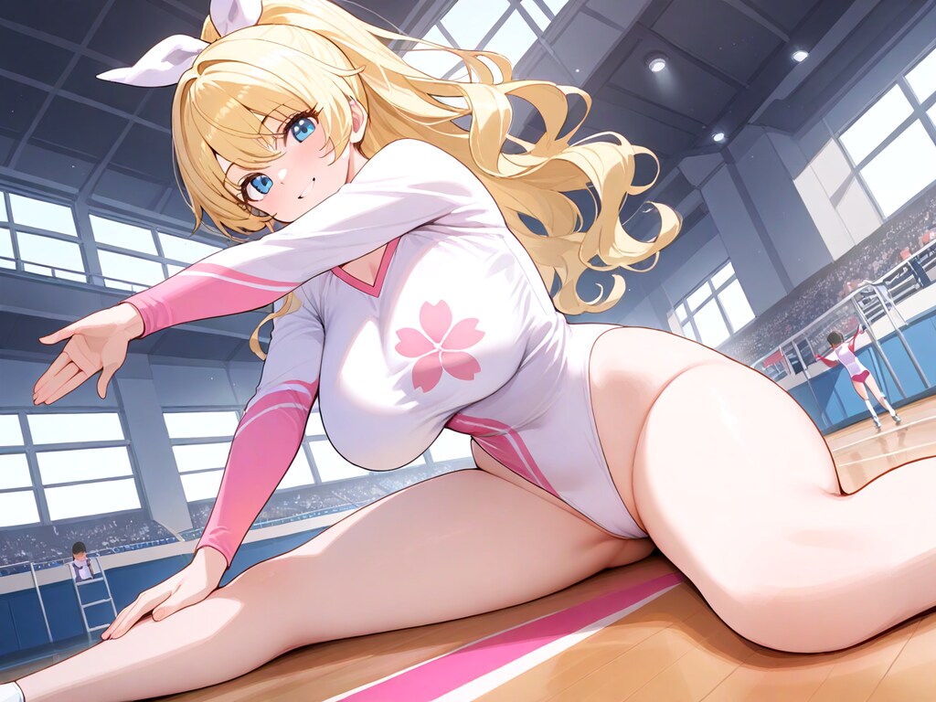 愛華が新体操部に入部するそうです。