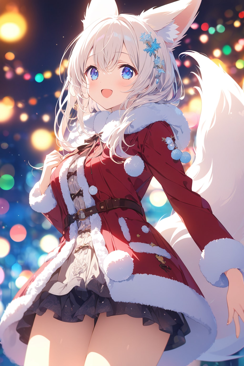 白狐ちゃんクリスマスver