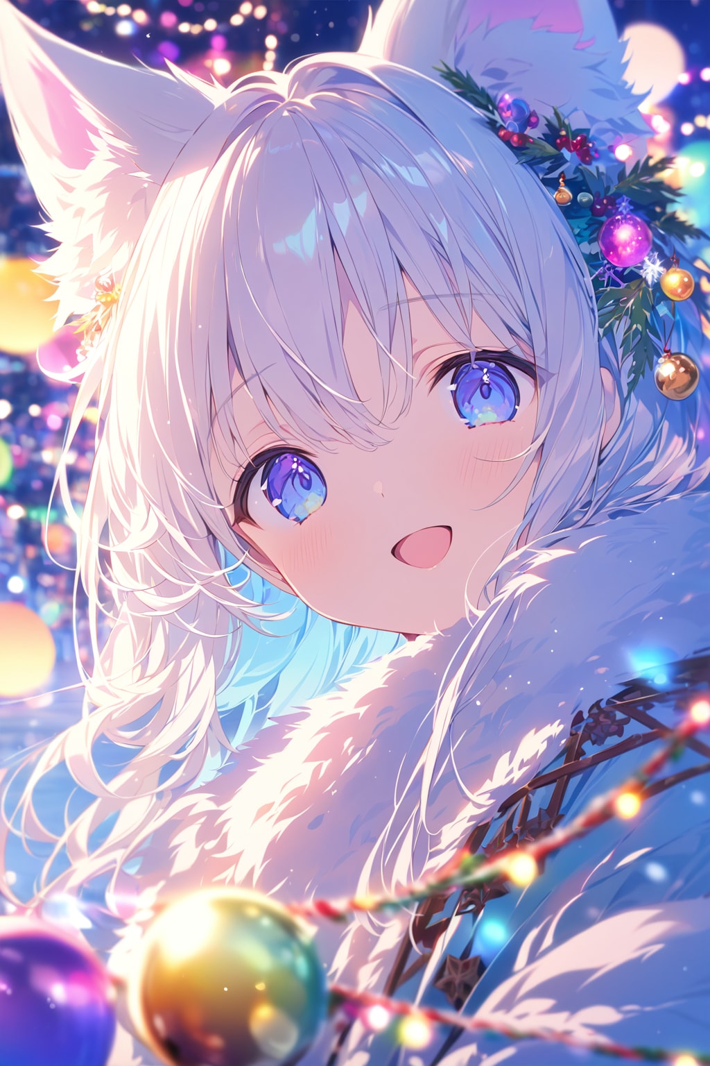 白狐ちゃんクリスマスver