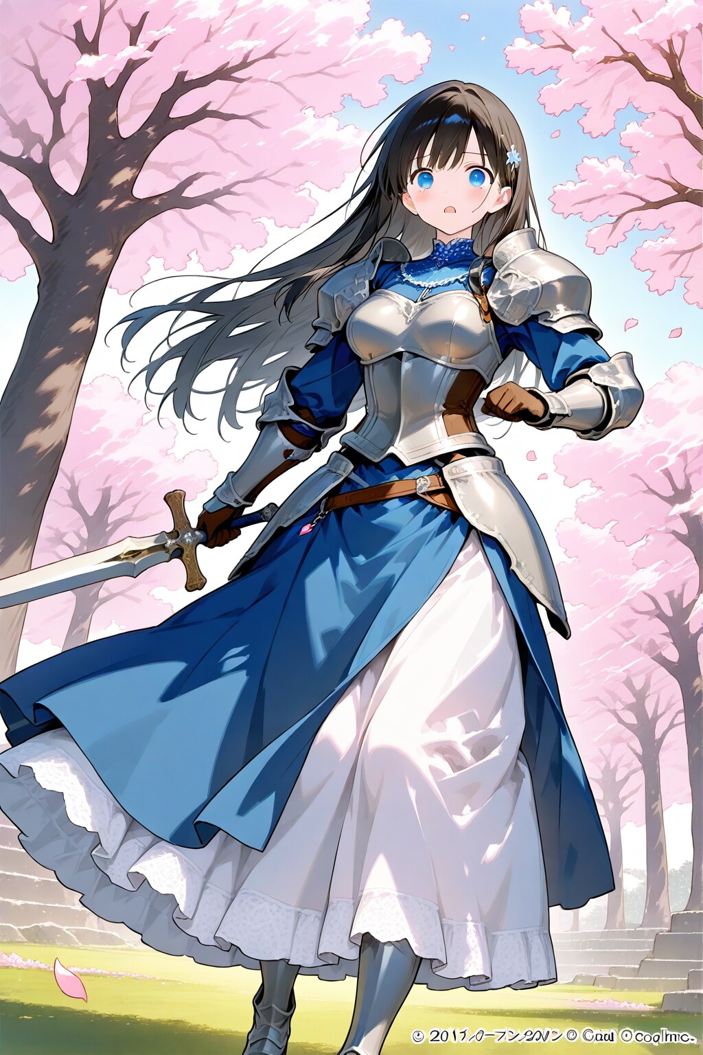 桜と女騎士