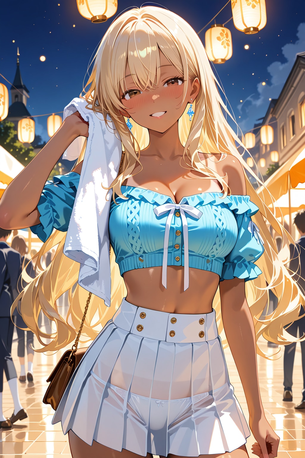 うっすら透けちゃうお姉さん♡