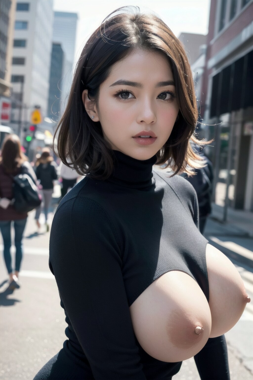 巨乳の女性に道を聞かれる時によくあるパターン