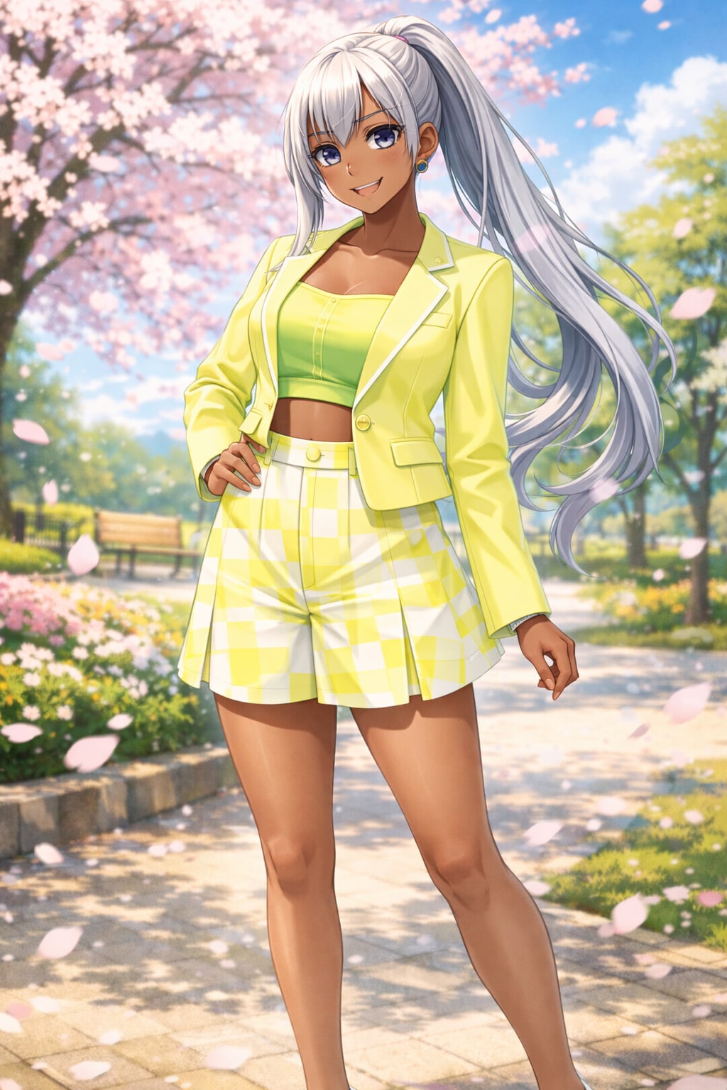 春コーデ ルキノ | の人気AIイラスト・グラビア