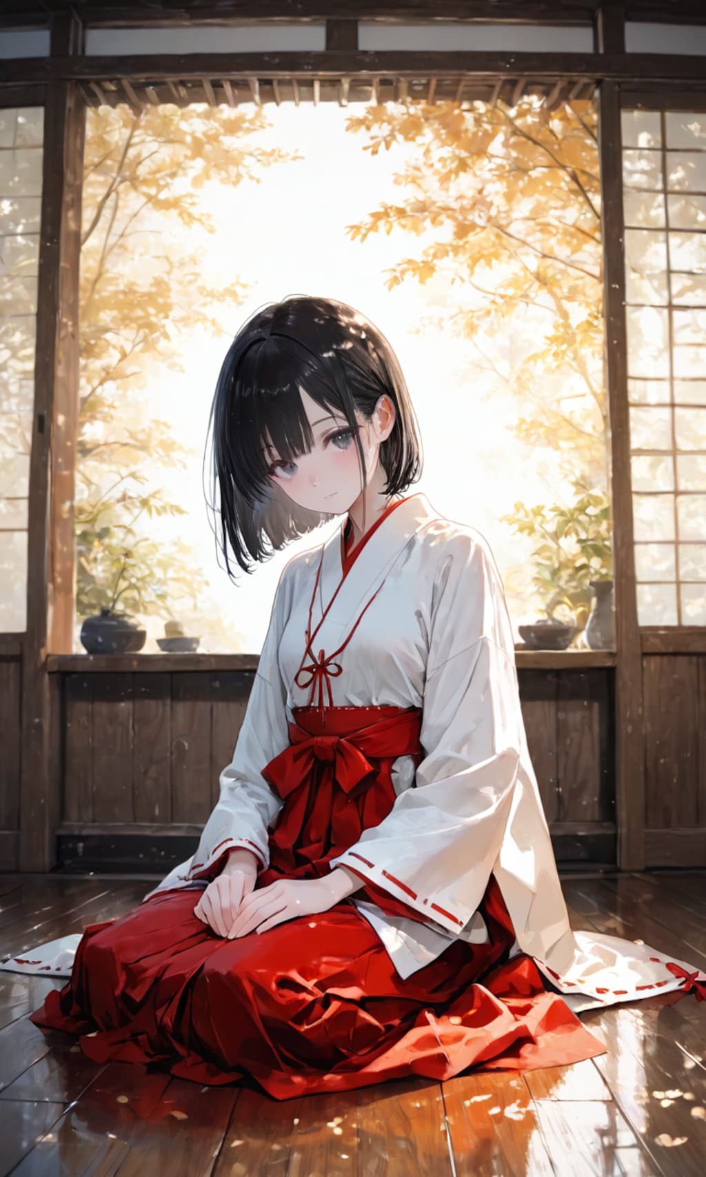 日本の巫女ちゃん