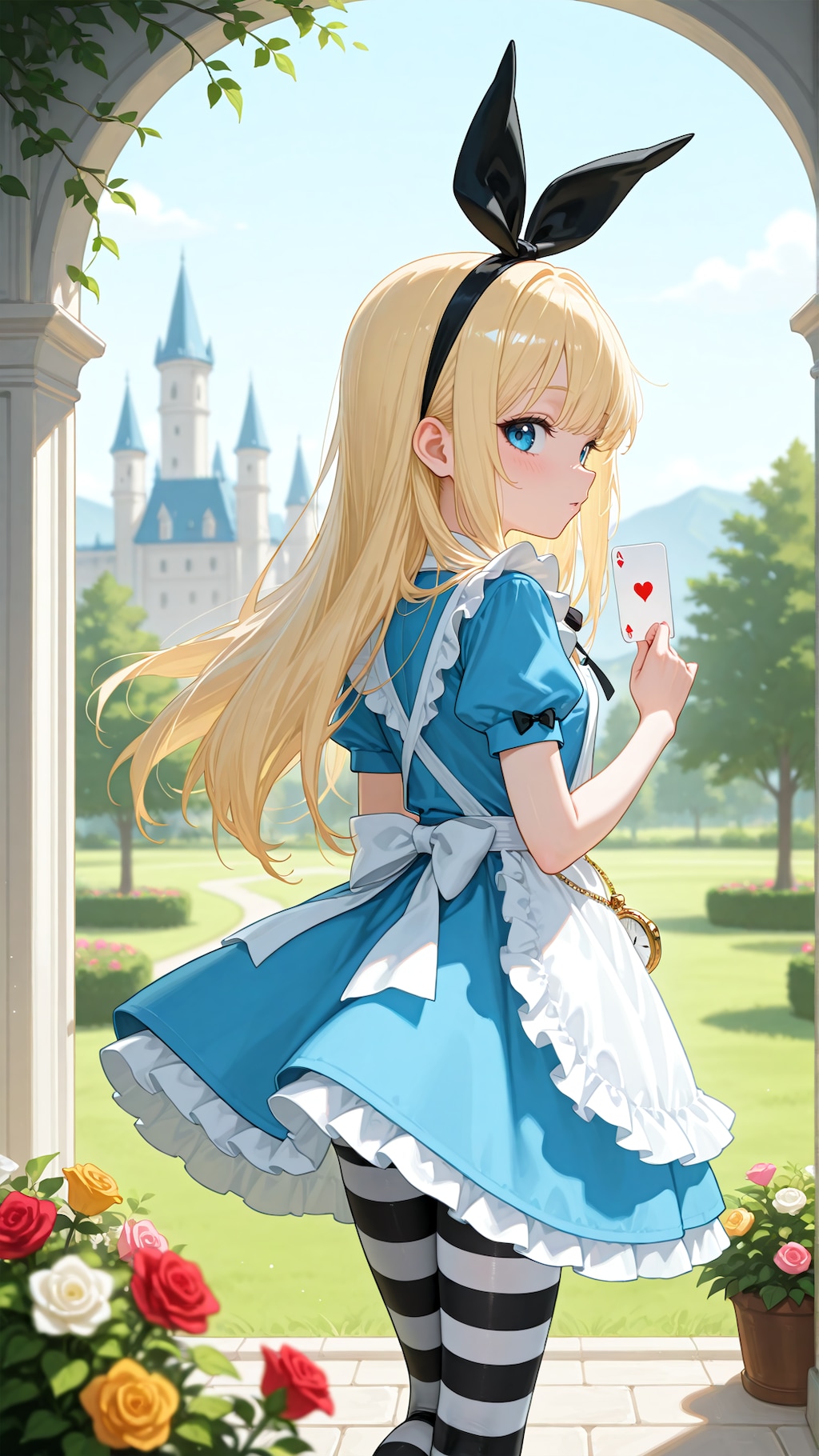 【壁紙】不思議の国のアリス—４（縦）