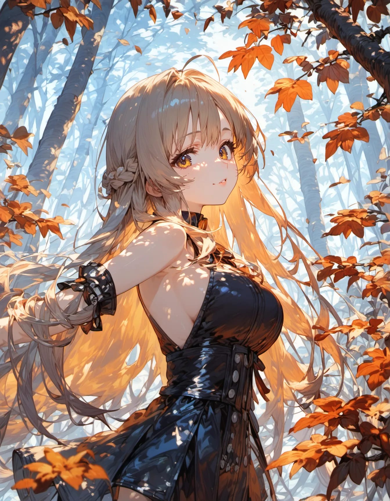 Amber Afterglow | の人気AIイラスト・グラビア