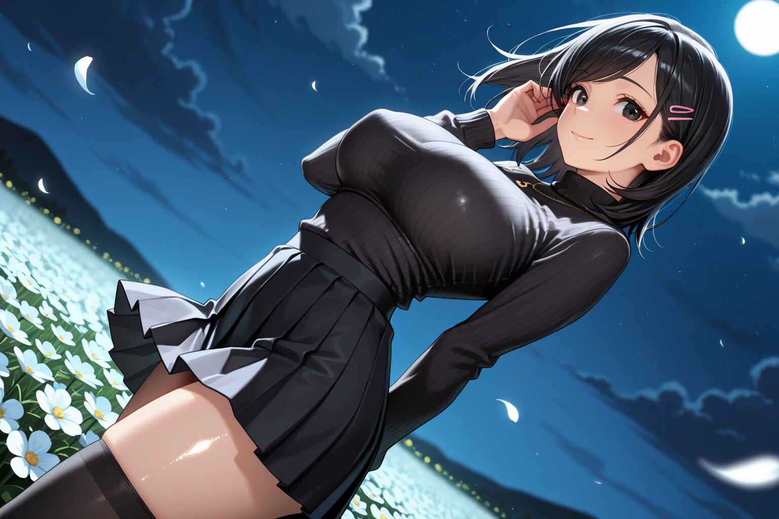 月夜に映える・・・