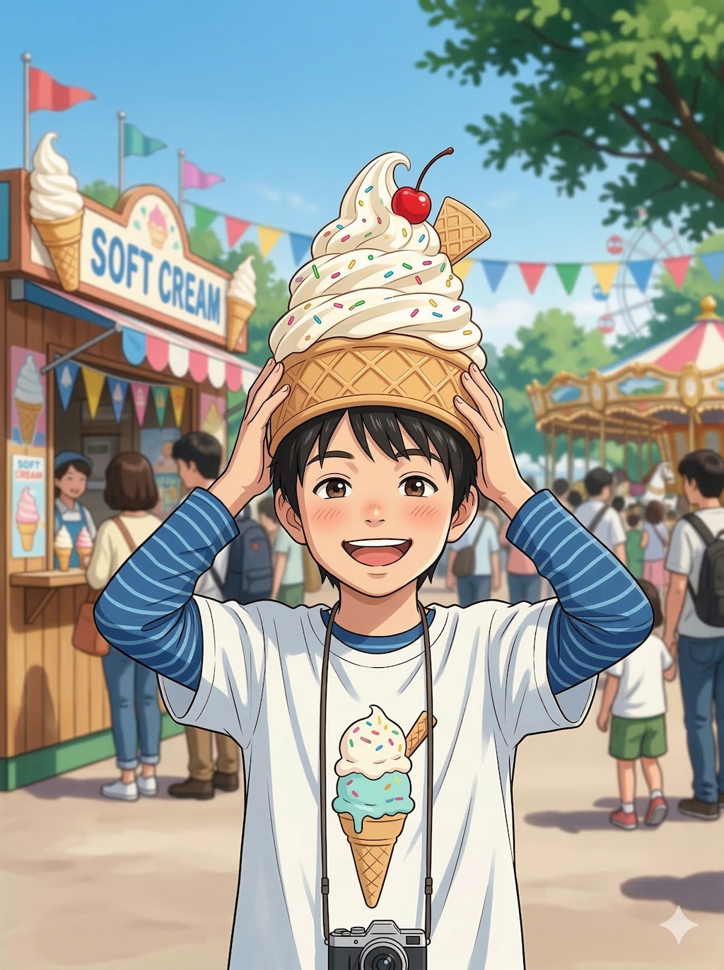 ソフトクリームハット