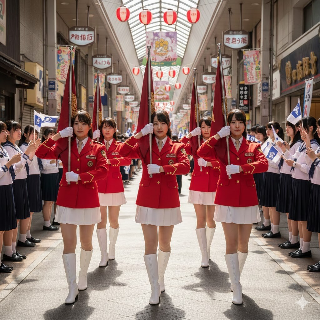 カラーガード隊