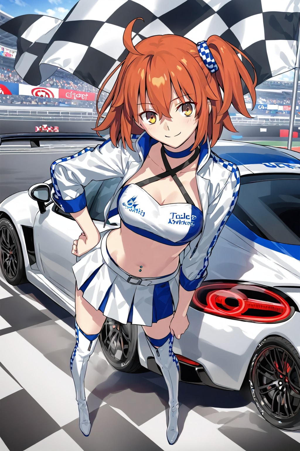 レースクイーンぐだ子 | の人気AIイラスト・グラビア