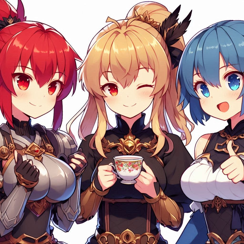 三人娘をうちの子にしました。