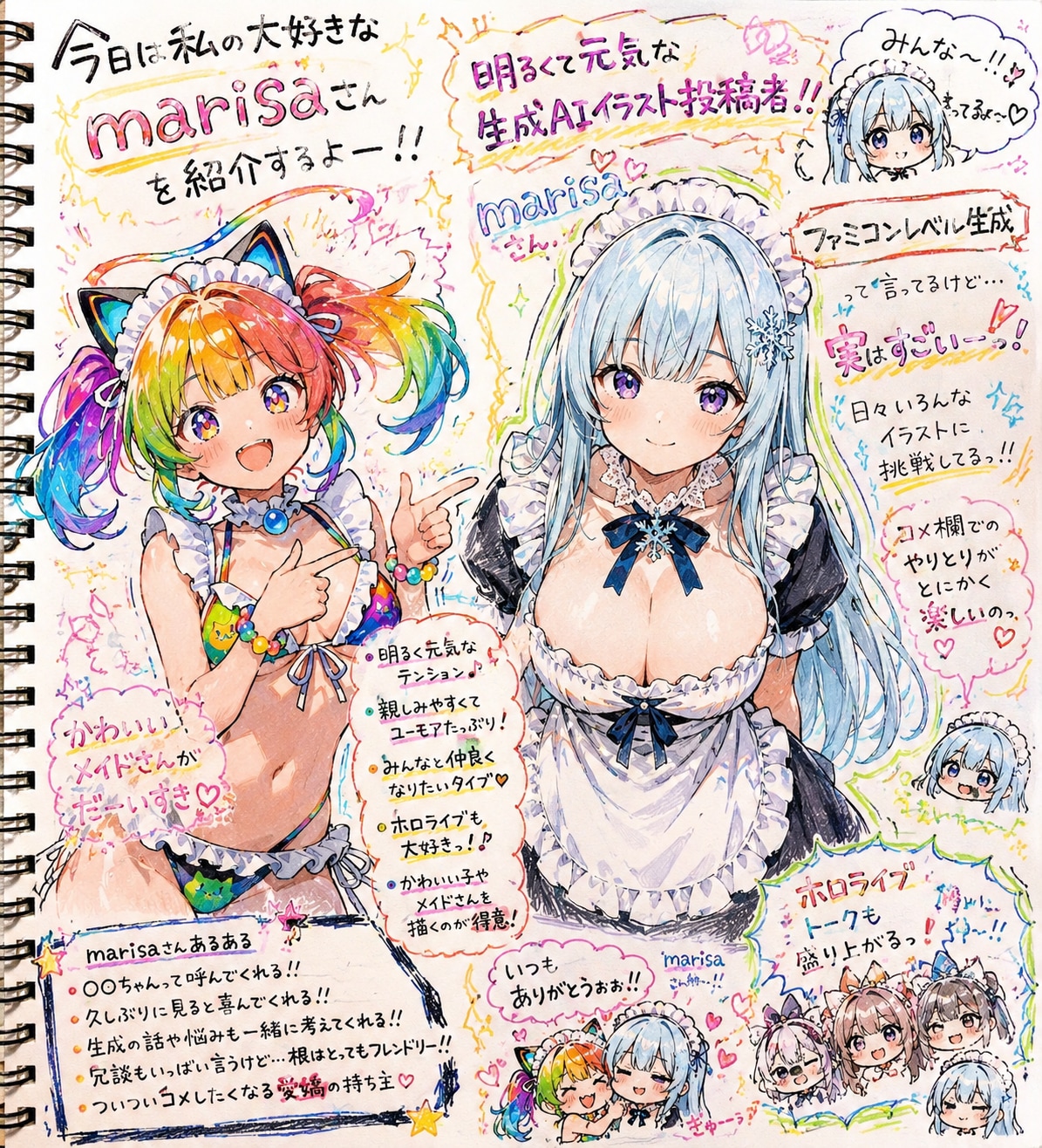 他己紹介： marisaさん