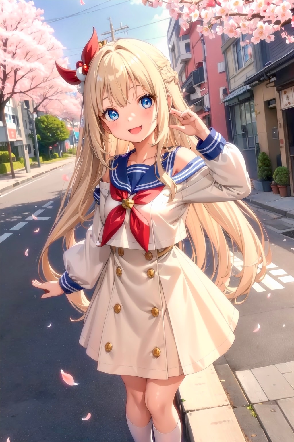桜とセーラー | の人気AIイラスト・グラビア