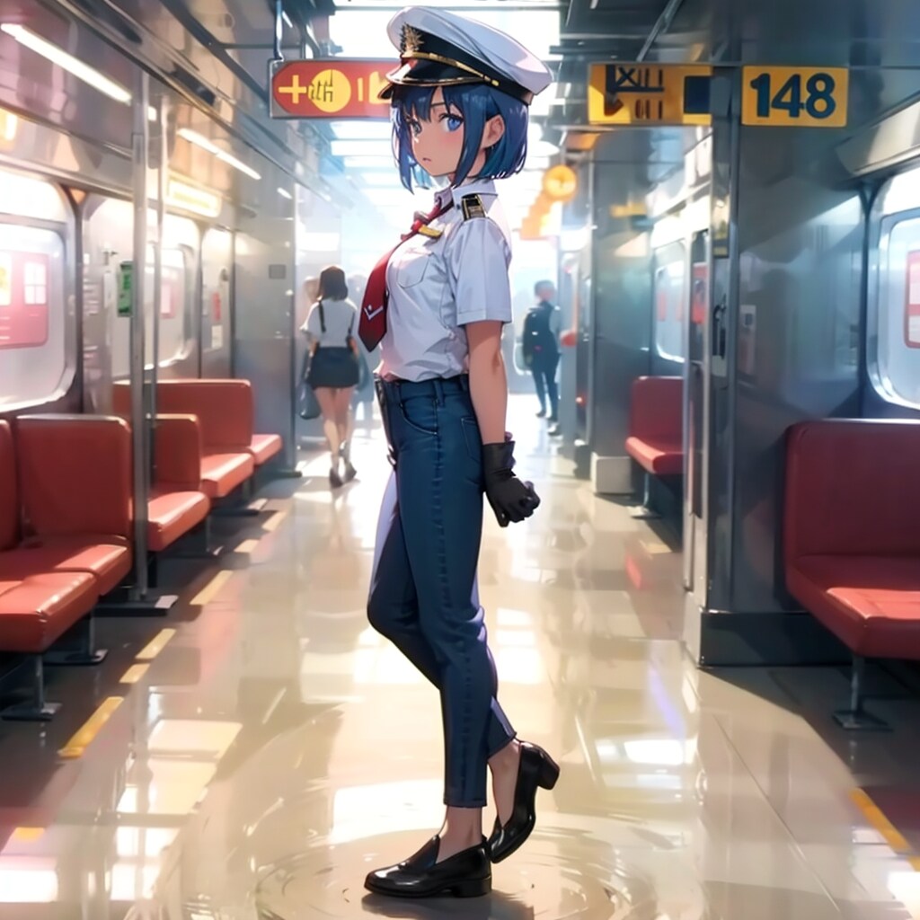 駅員さん | の人気AIイラスト・グラビア