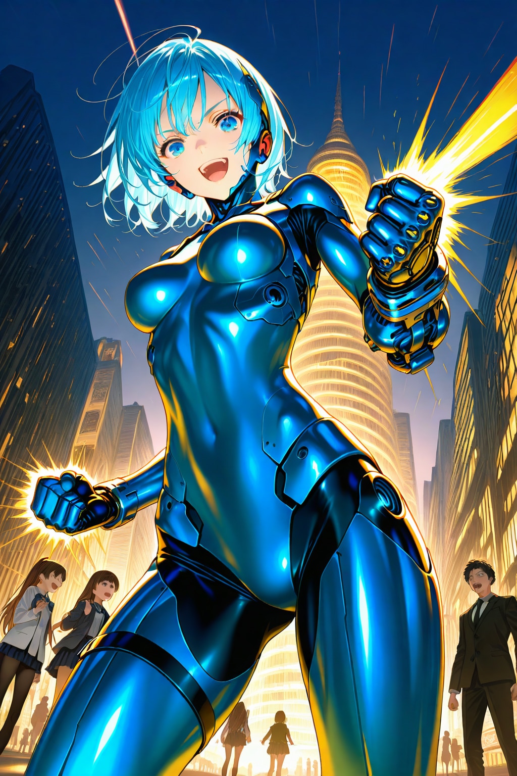 ちちぷい生成メカ娘　On The Street4