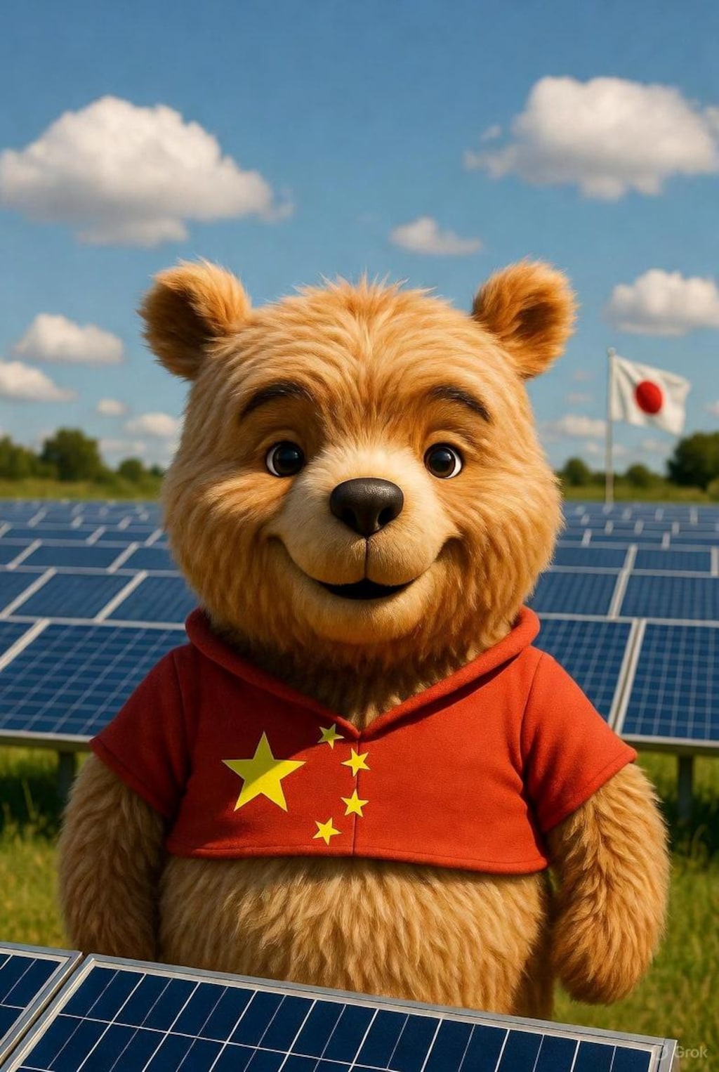 日本のために環境に優しい太陽光発電をいっぱいつくったよ♪