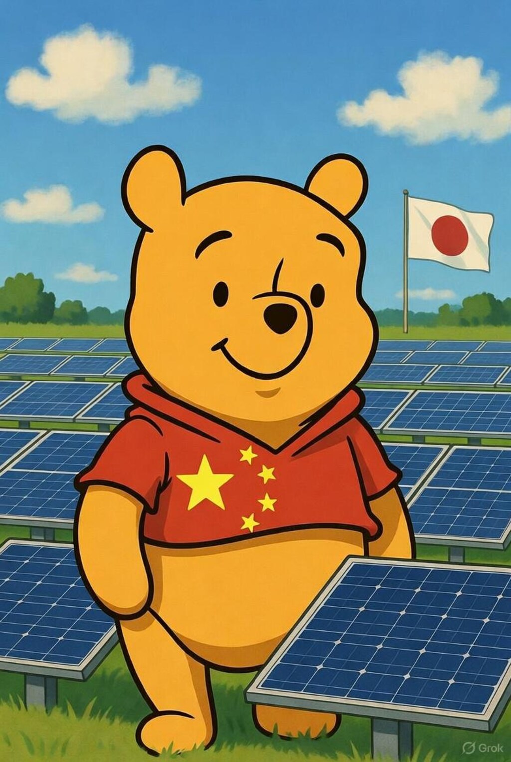 日本のために環境に優しい太陽光発電をいっぱいつくったよ♪