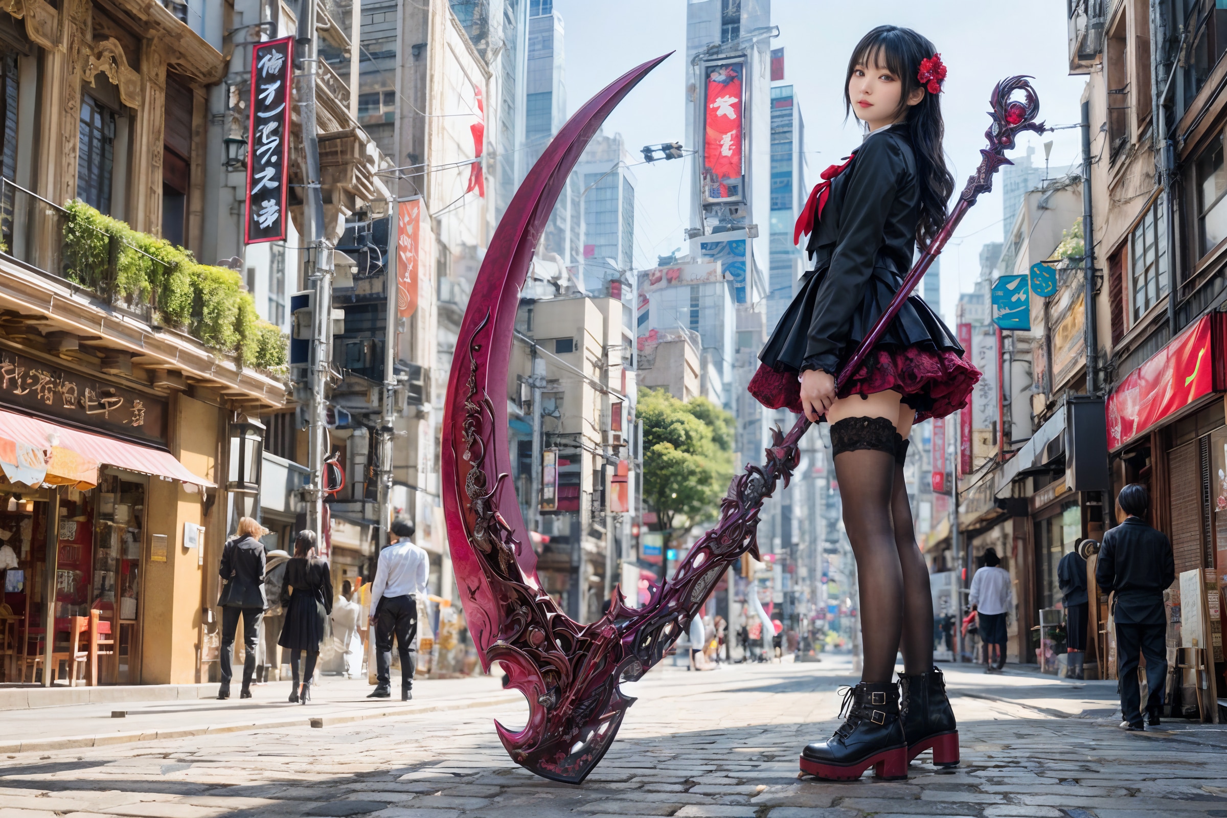 Giant Scythe Girl