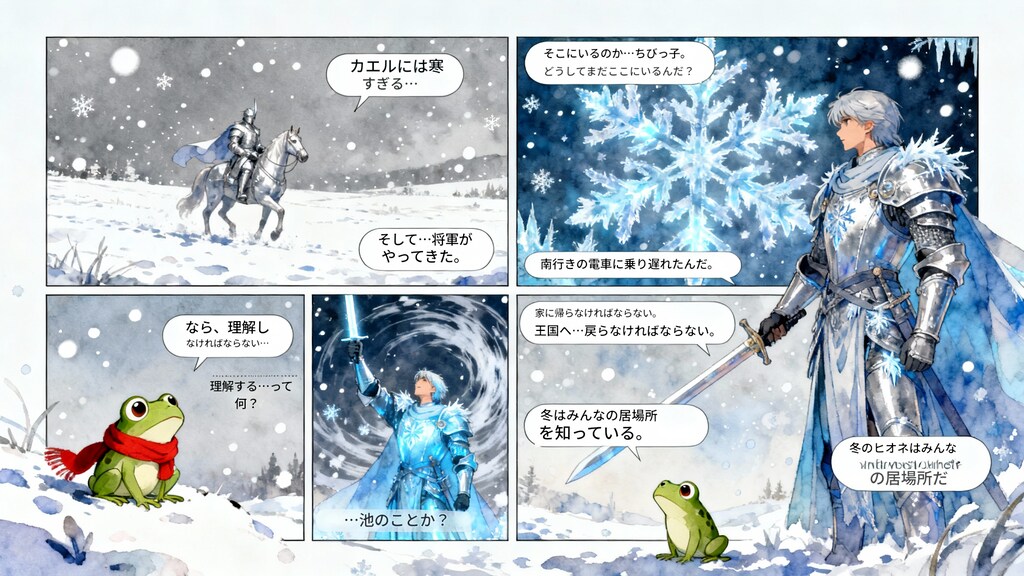 冬将軍 くにへかえる_Seedream