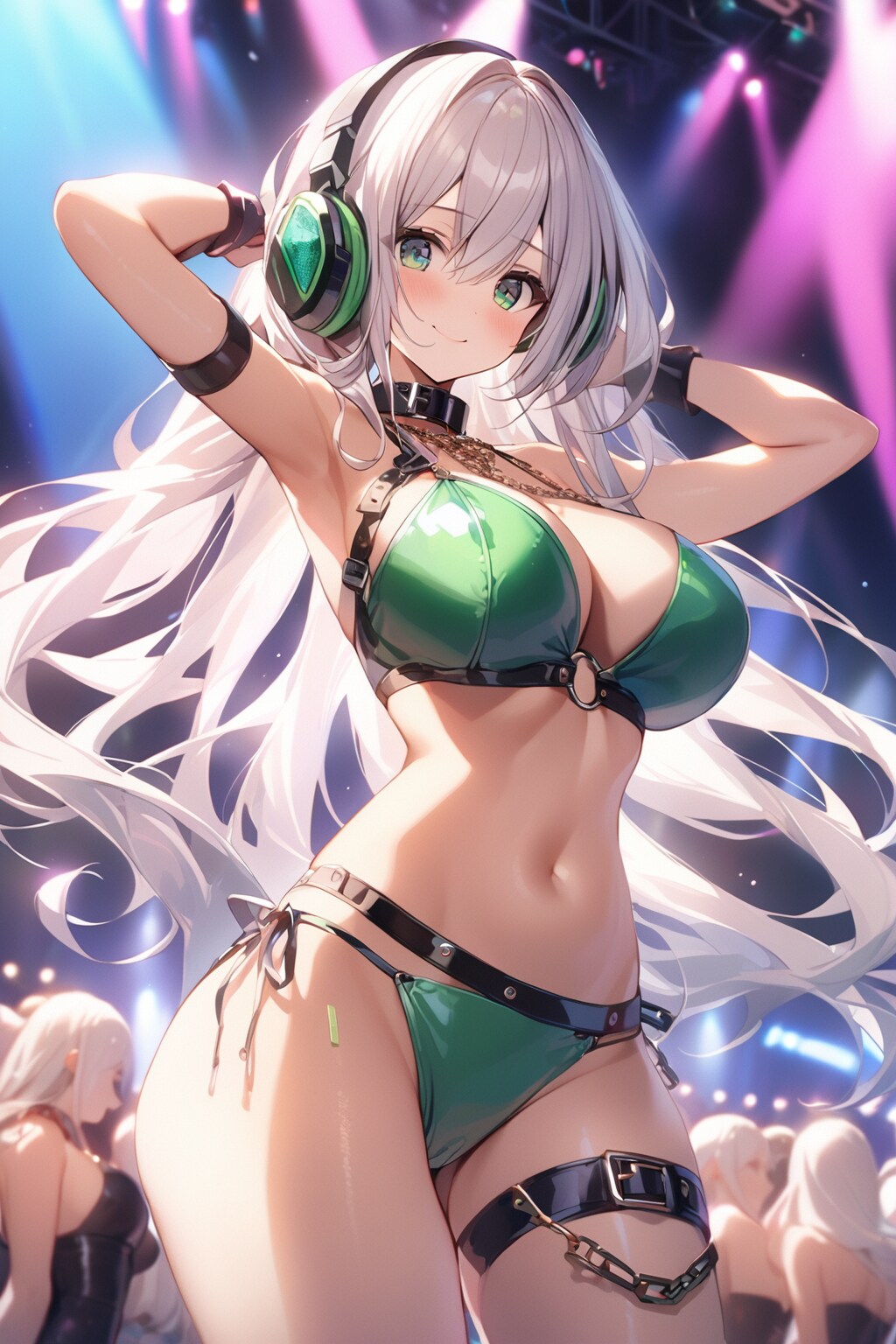 Green bikini
