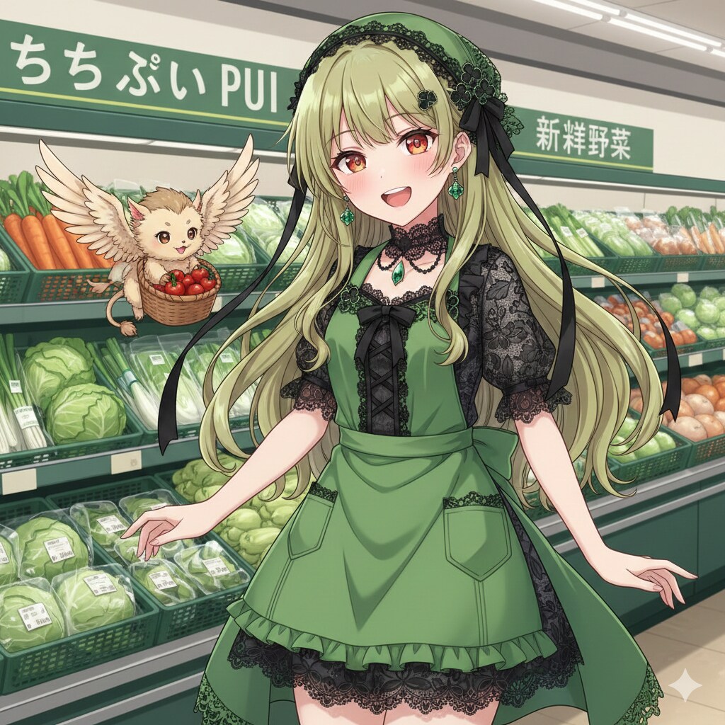 グリフィンちゃんを連れたGRYPHONちゃん