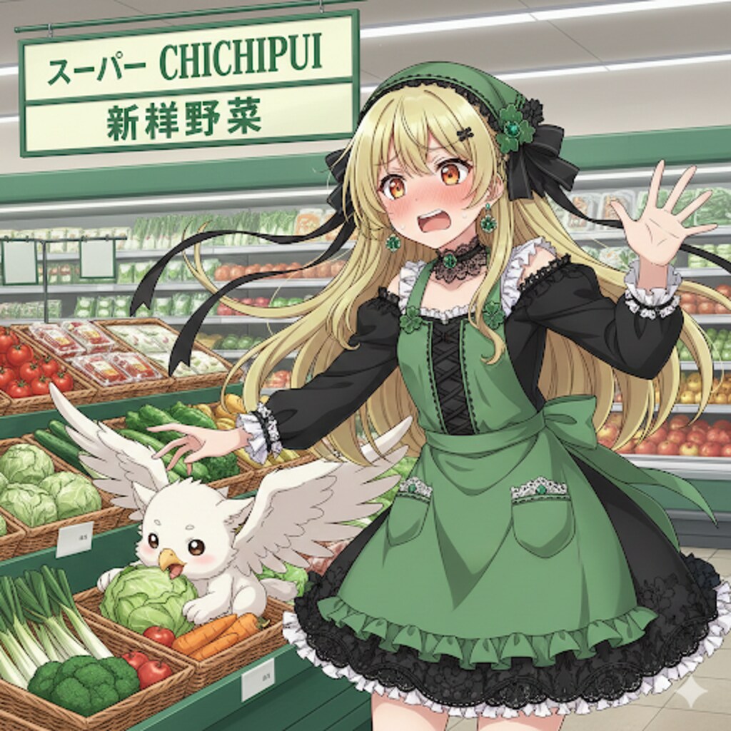 グリフィンちゃんを連れたGRYPHONちゃん