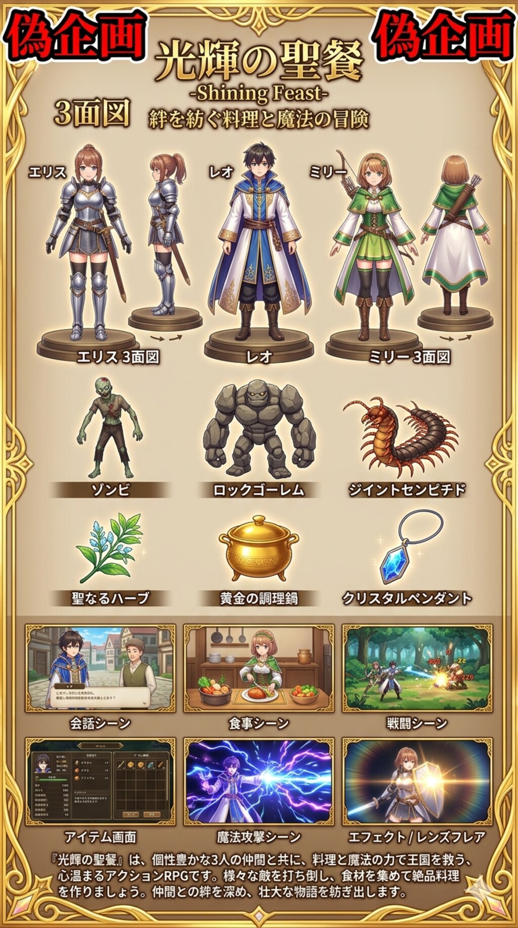 ファンタジーRPGゲーム