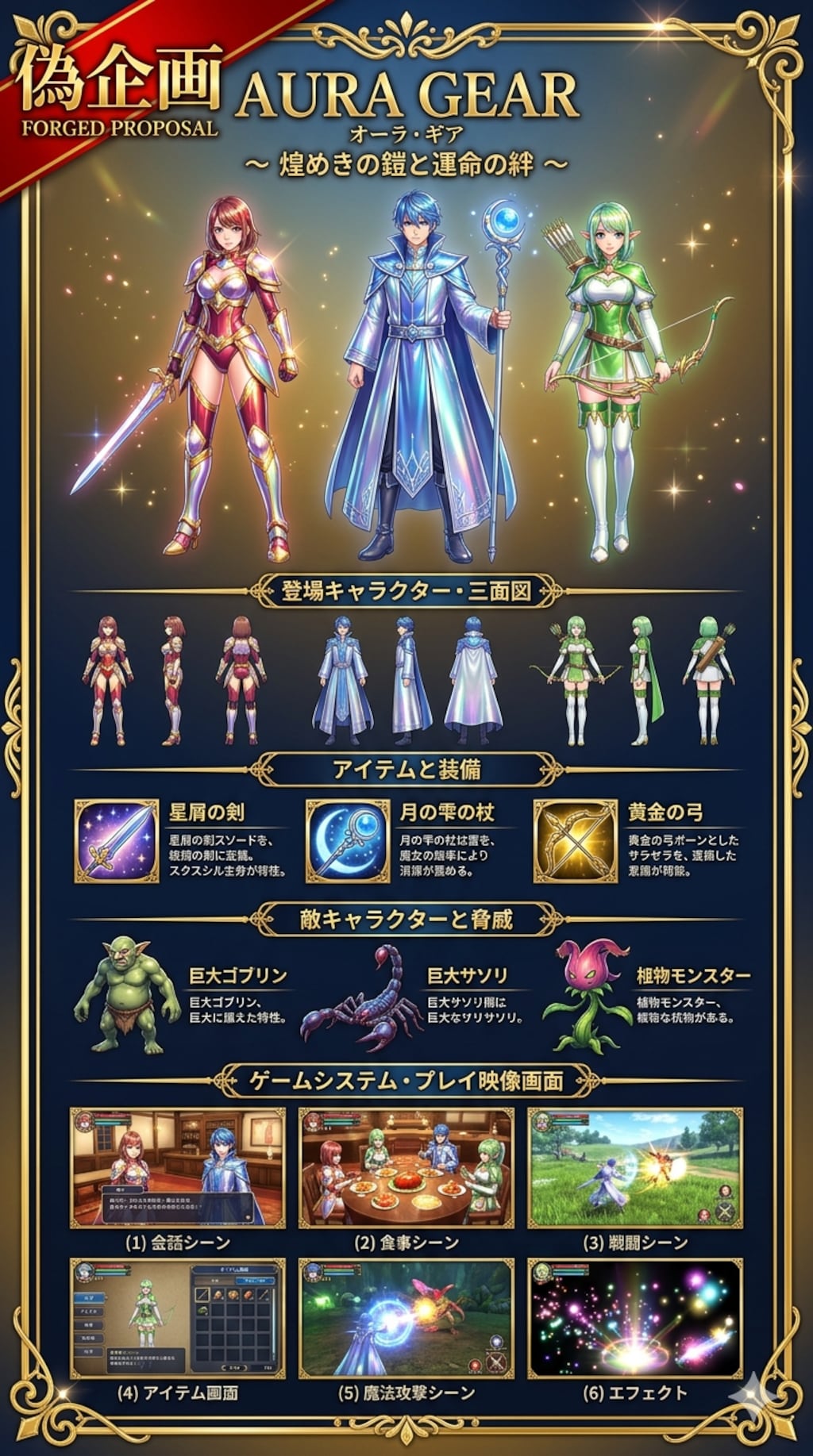 ファンタジーRPGゲーム