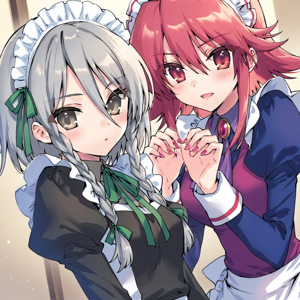 十六夜咲夜とヴィルヘルミナ・カルメル