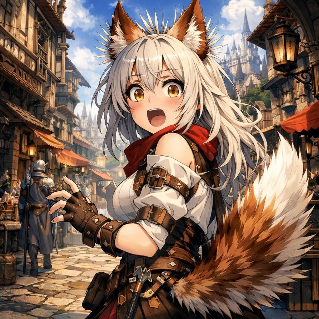 尻尾は敏感だったらしい