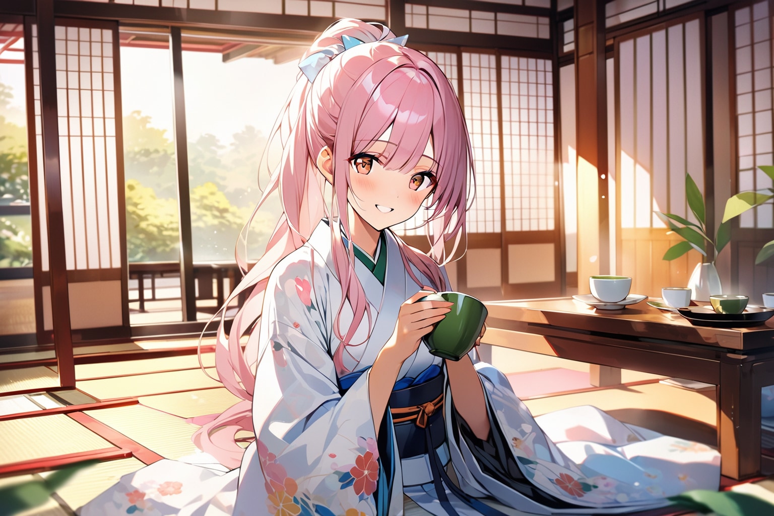 茶道部の少女 | の人気AIイラスト・グラビア