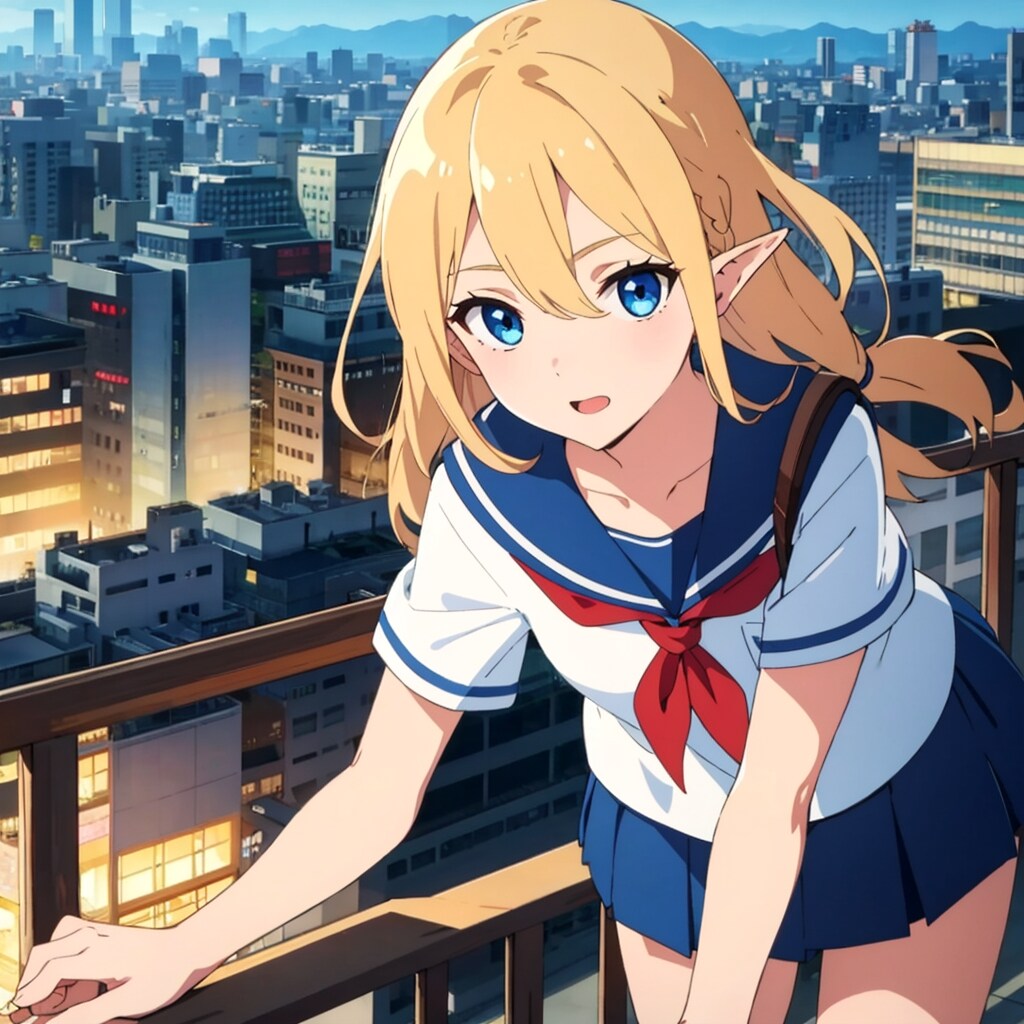 早朝の学校