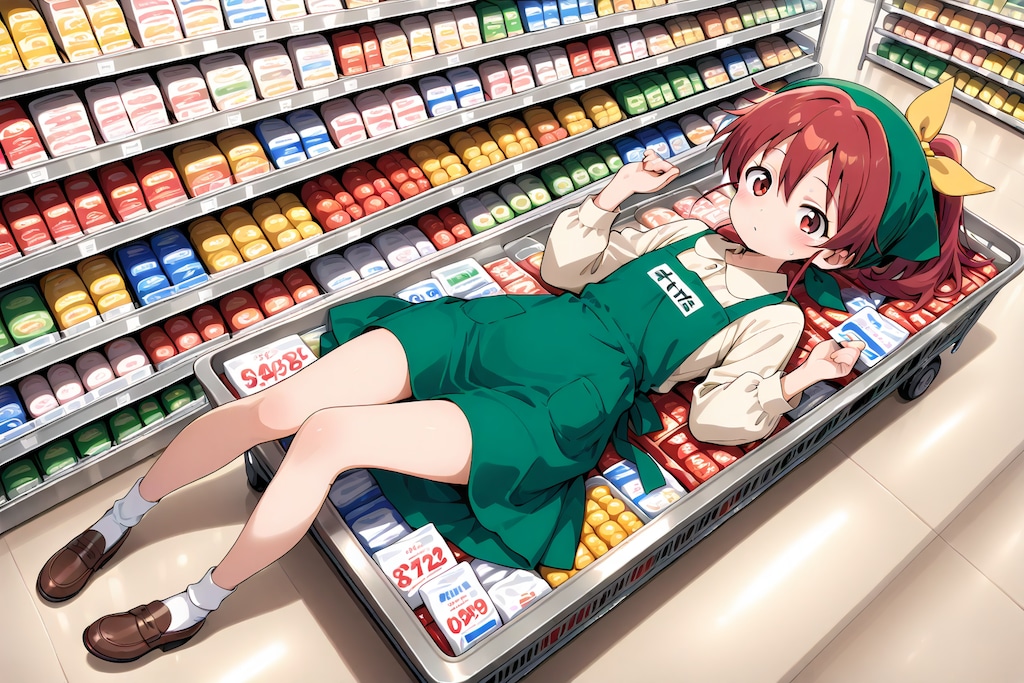 スーパーちちぷいのバイトの娘