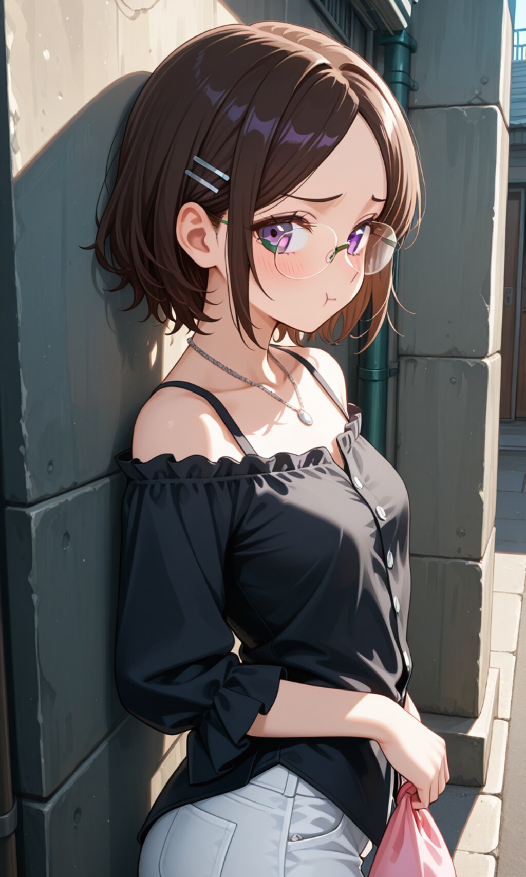 眼鏡っ娘は警戒心強め