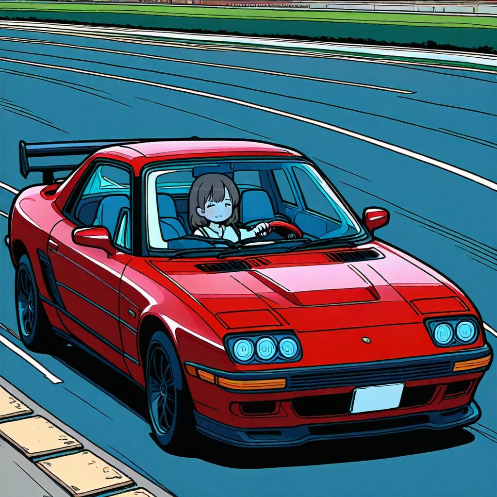 赤いスポーツカー | の人気AIイラスト・グラビア