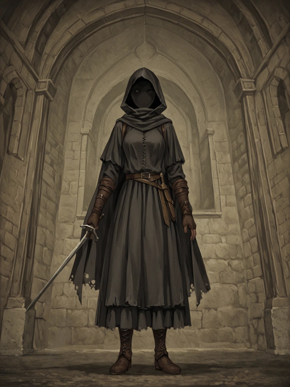 黒仮面の剣士