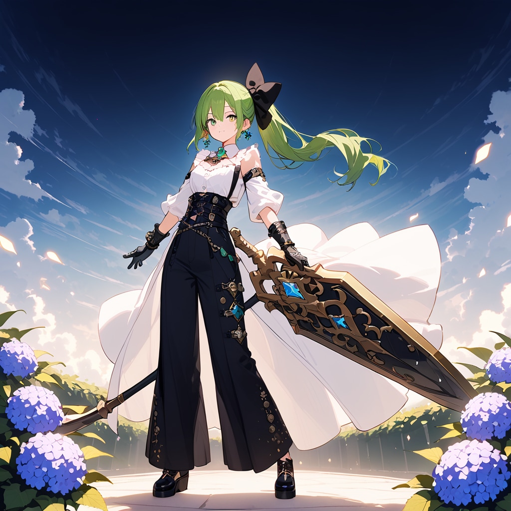 紫陽花の真珠の騎士